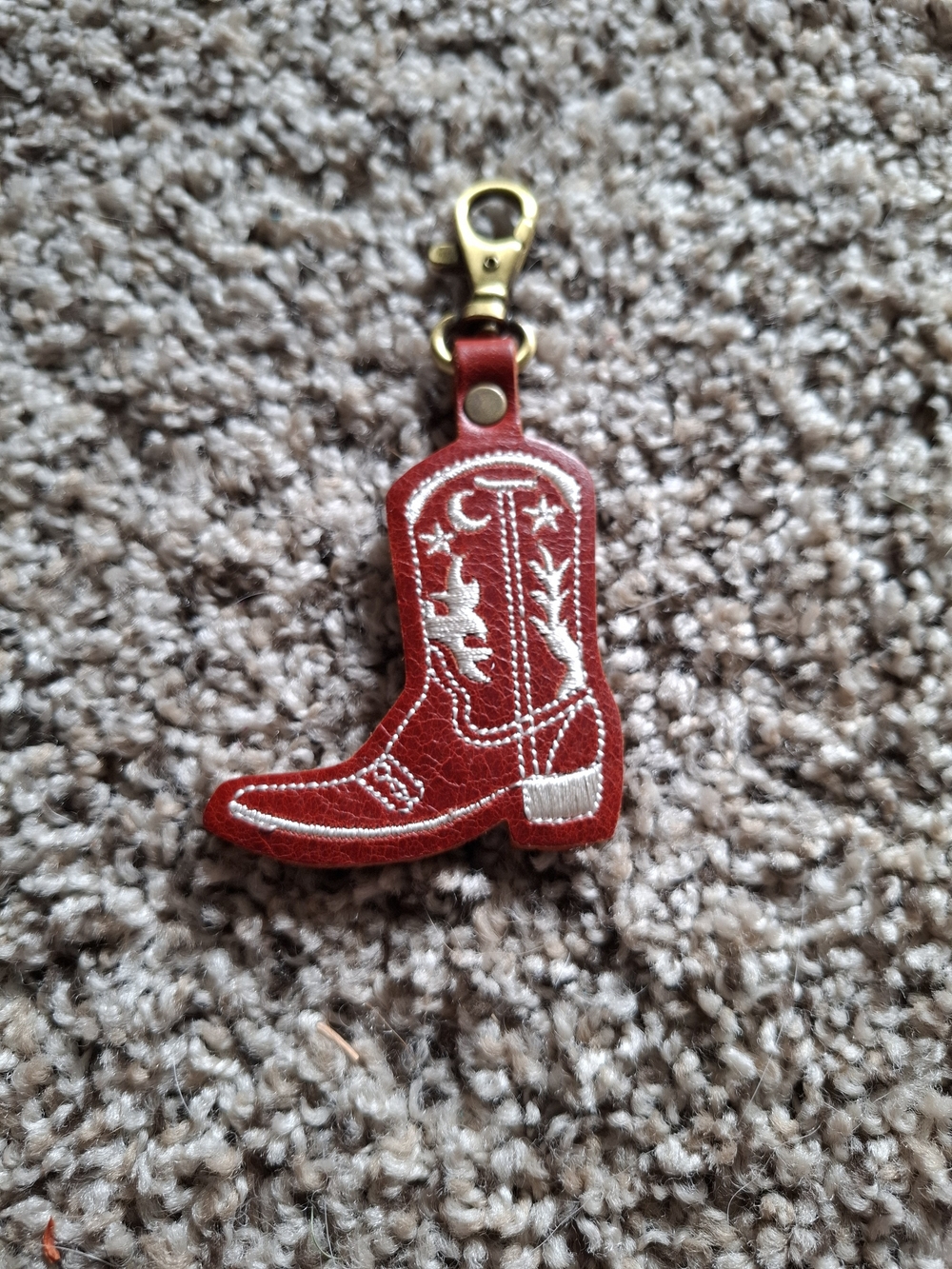 Red Cowboy Boot Bag Flair Portland Leather Houston
